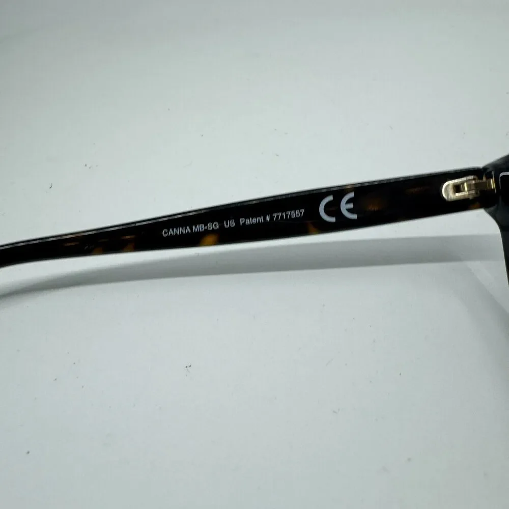 Maui Jim MJ769-10 Canna‎ Black Brown Womens Sunglasses Frames Only 54[]18 H11437